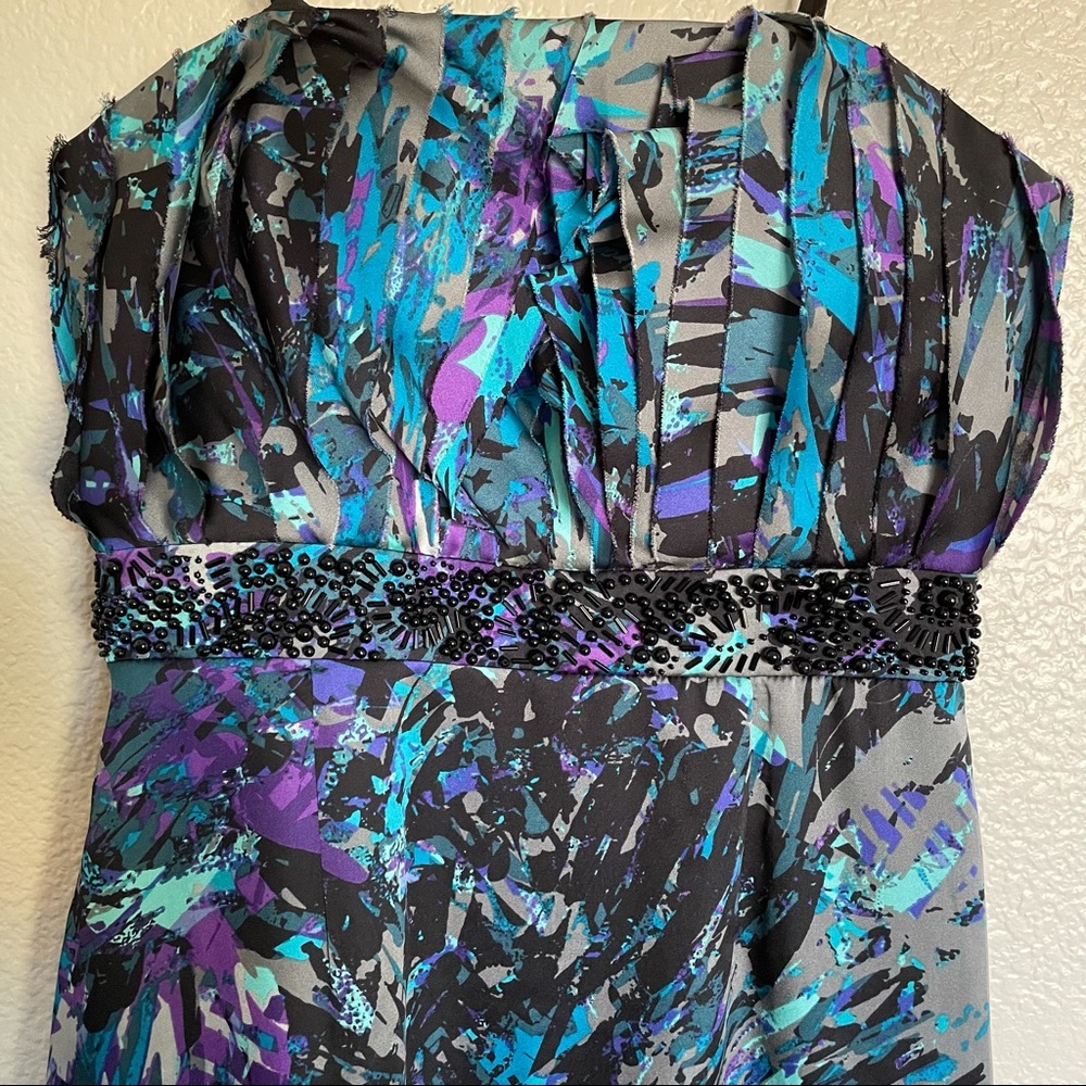 Bcbgeneration Strapless Ruffle Cocktail Mini Dres… - image 2